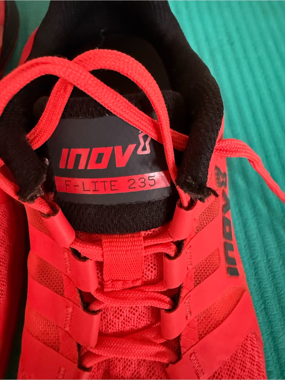Inov-8 Barefoot Bright Red F-Lite 235 V2 Trainer, Women’s 7, Men’s 5.5